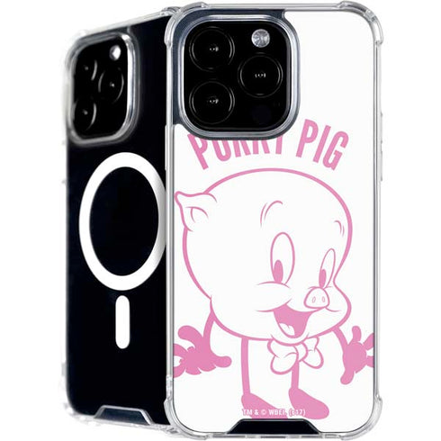 Looney Tunes Porky Pig Big Head iPhone 16 Pro Max MagSafe Case