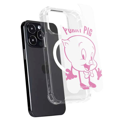 Looney Tunes Porky Pig Big Head iPhone 16 Pro Max MagSafe Case