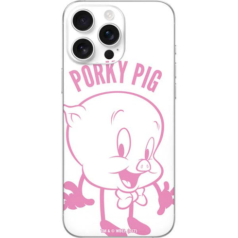 Looney Tunes Porky Pig Big Head iPhone 16 Pro Max Skin