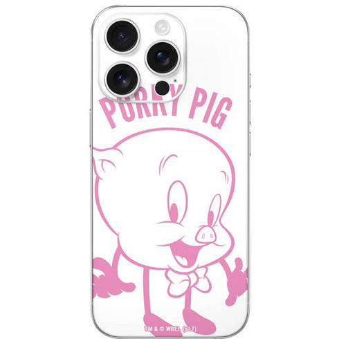 Looney Tunes Porky Pig Big Head iPhone 16 Pro Skin
