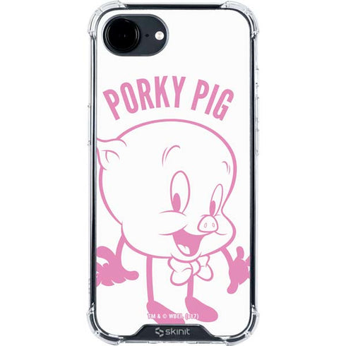 Looney Tunes Porky Pig Big Head iPhone 16e Clear Case