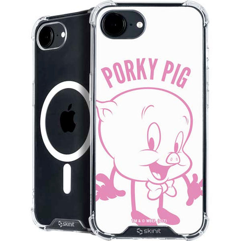 Looney Tunes Porky Pig Big Head iPhone 16e MagSafe Case