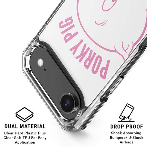 Looney Tunes Porky Pig Big Head iPhone 17 Air Clear Case