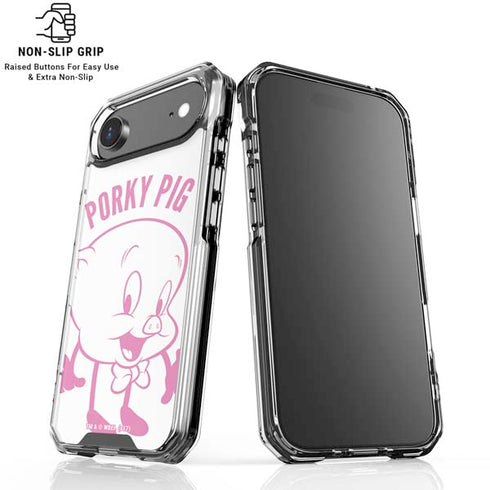 Looney Tunes Porky Pig Big Head iPhone 17 Air Clear Case