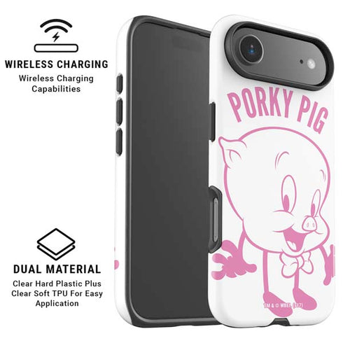 Looney Tunes Porky Pig Big Head iPhone 17 Air Magsafe Impact Case