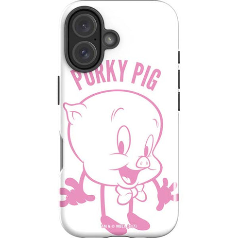 Looney Tunes Porky Pig Big Head iPhone 17 Impact Case