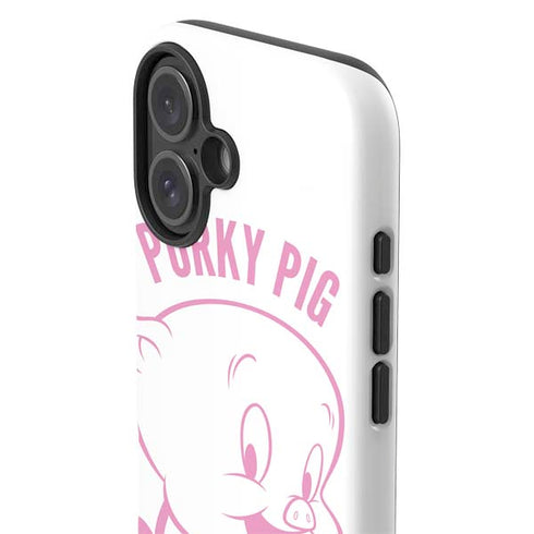 Looney Tunes Porky Pig Big Head iPhone 17 Impact Case