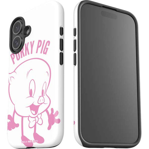 Looney Tunes Porky Pig Big Head iPhone 17 Impact Case