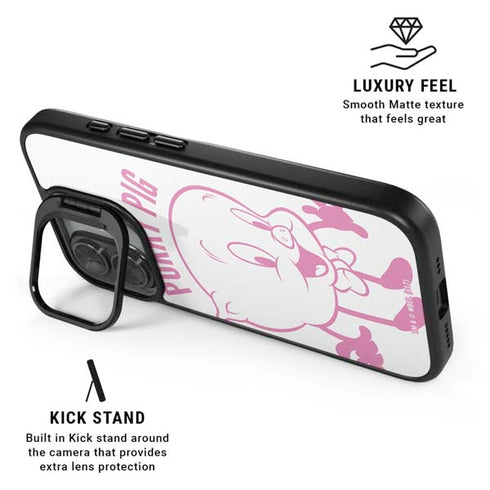 Looney Tunes Porky Pig Big Head iPhone 17 Kickstand Case