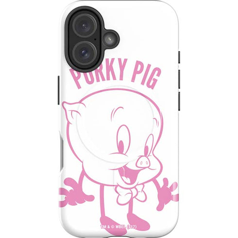 Looney Tunes Porky Pig Big Head iPhone 17 Magsafe Impact Case