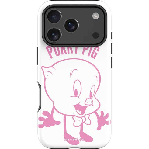 Looney Tunes Porky Pig Big Head iPhone 17 Pro Max Impact Case