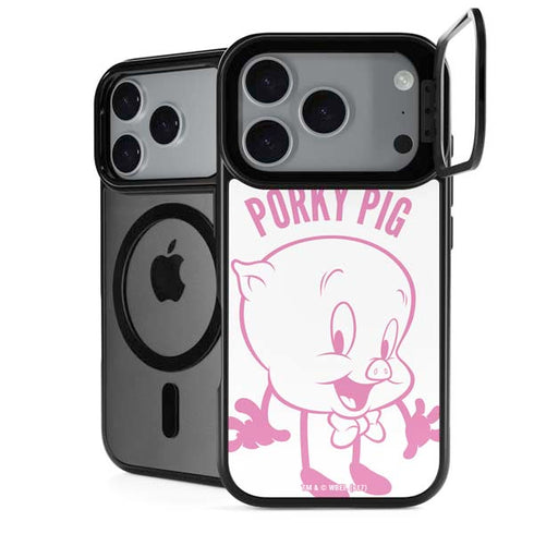 Looney Tunes Porky Pig Big Head iPhone 17 Pro Max Kickstand Case