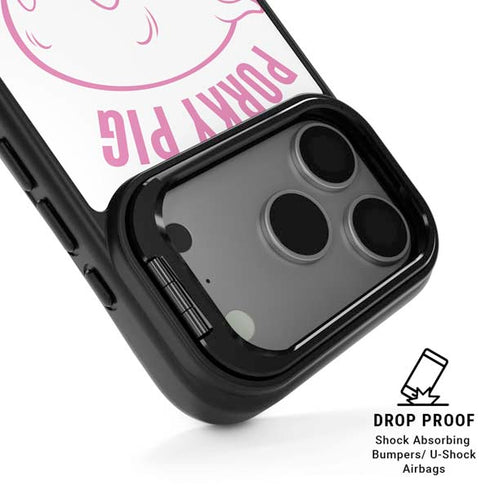 Looney Tunes Porky Pig Big Head iPhone 17 Pro Max Kickstand Case