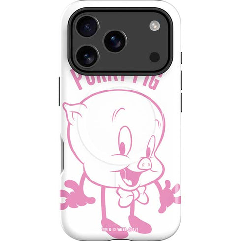 Looney Tunes Porky Pig Big Head iPhone 17 Pro Max Magsafe Impact Case