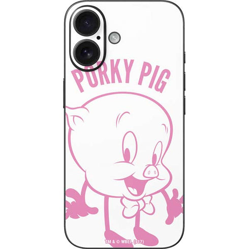 Looney Tunes Porky Pig Big Head iPhone 17 Skin