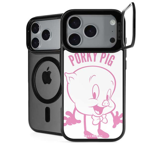 Looney Tunes Porky Pig Big Head iPhone 18 Pro Kickstand Case