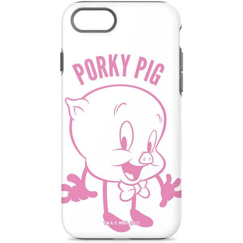 Looney Tunes Porky Pig Big Head iPhone Cases