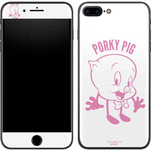 Looney Tunes Porky Pig Big Head iPhone 8 Plus Skin