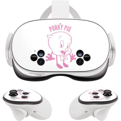 Looney Tunes Porky Pig Big Head Meta Quest 3S Skin