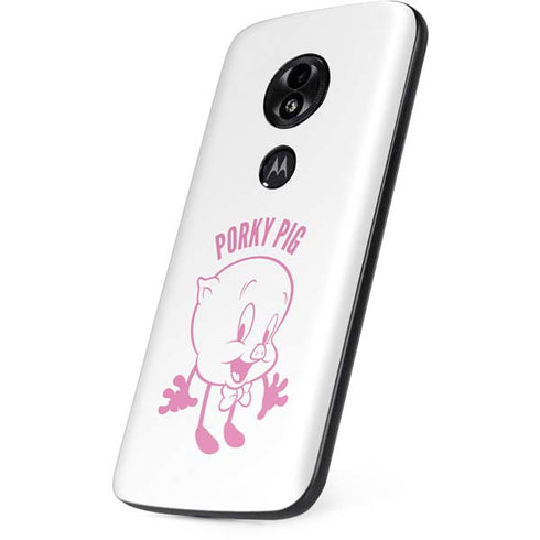 Looney Tunes Porky Pig Big Head Moto E5 Play Skin