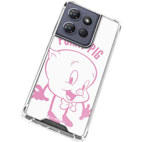 Looney Tunes Porky Pig Big Head Moto G 5G (2025) Clear Case