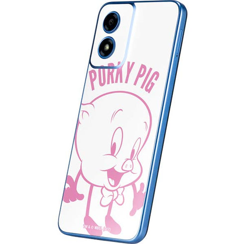 Looney Tunes Porky Pig Big Head Moto G Play 4G (2024) Skin