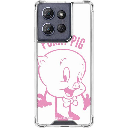 Looney Tunes Porky Pig Big Head Moto G Play 5G (2025) Clear Case