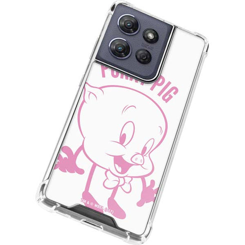Looney Tunes Porky Pig Big Head Moto G Stylus 5G (2025) Clear Case