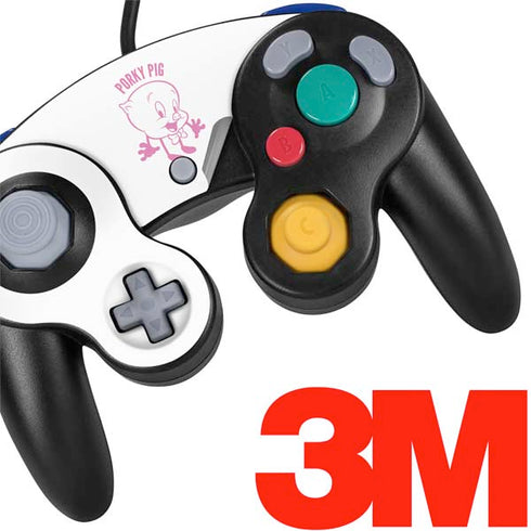 Looney Tunes Porky Pig Big Head Nintendo GameCube Controller Skin