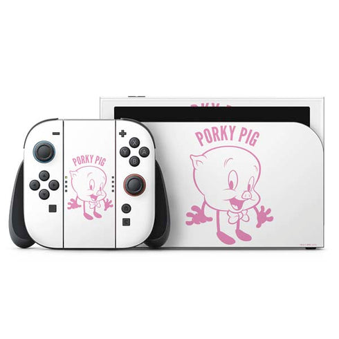 Looney Tunes Porky Pig Big Head Nintendo Skins