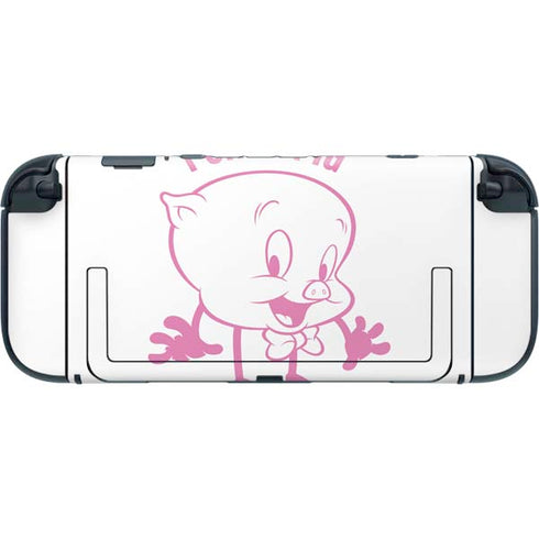 Looney Tunes Porky Pig Big Head Nintendo Switch 2 (2025) with Joy-Con Skin