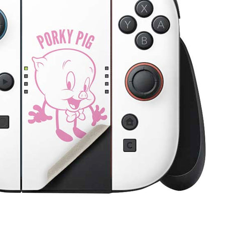 Looney Tunes Porky Pig Big Head Nintendo Switch 2 (2025) Joy-Con Controller Skin