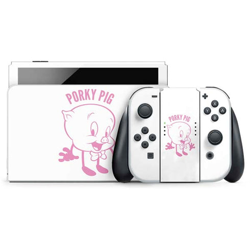 Looney Tunes Porky Pig Big Head Nintendo Skins