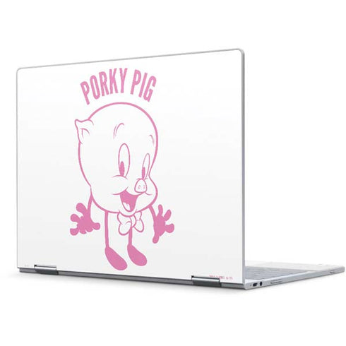 Looney Tunes Porky Pig Big Head Pixelbook Skin