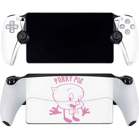 Looney Tunes Porky Pig Big Head PlayStation Portal Remote Player Skin