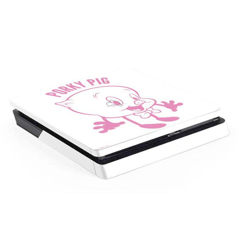 Looney Tunes Porky Pig Big Head PS4 Slim Skin