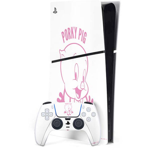 Looney Tunes Porky Pig Big Head PlayStation PS5 Skins