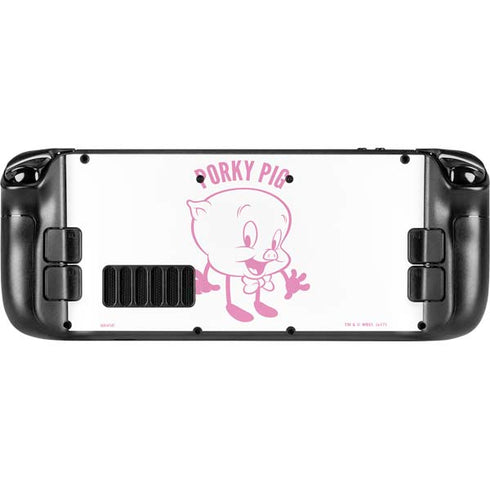 Looney Tunes Porky Pig Big Head Steam Deck Handheld Gaming Computer Skin