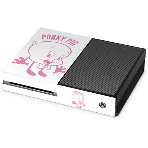 Looney Tunes Porky Pig Big Head Xbox One Console Skin