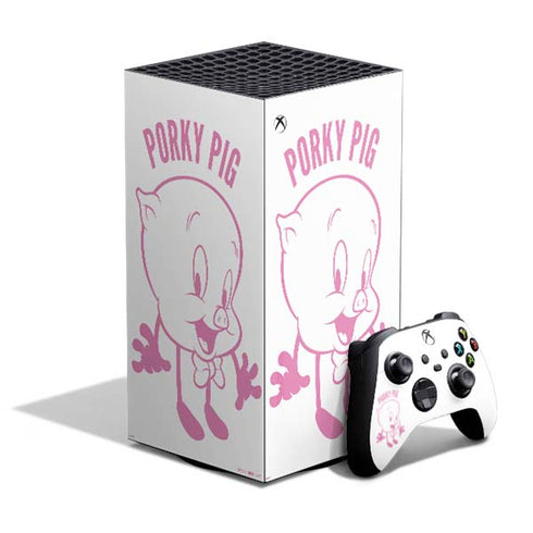 Looney Tunes Porky Pig Big Head XBox Series X Digital Edition Bundle Skin