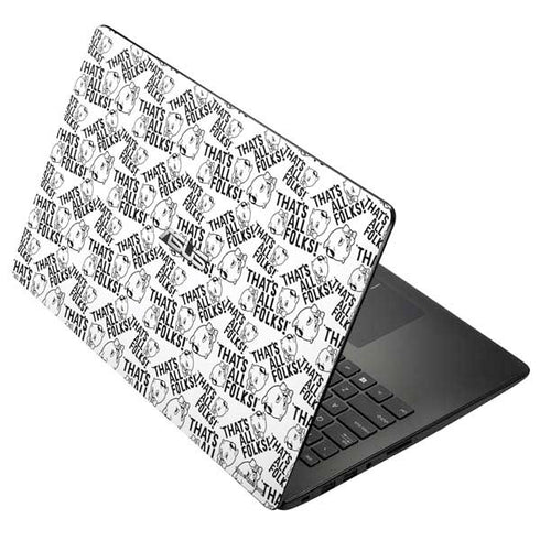 Looney Tunes Porky Pig Black and White Asus X502CA 15.6 Skin