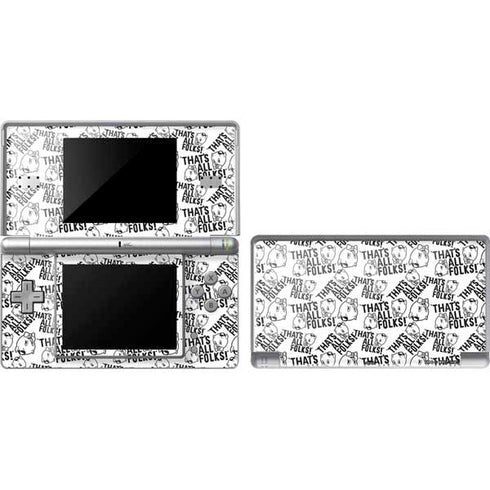 Looney Tunes Porky Pig Black and White DS Lite Skin