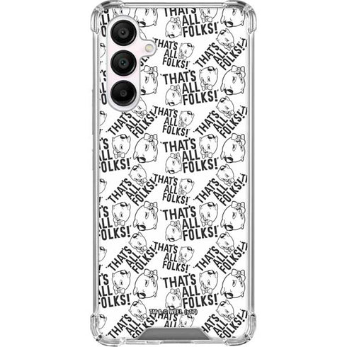 Looney Tunes Porky Pig Black and White Galaxy A16 5G Clear Case