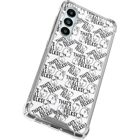 Looney Tunes Porky Pig Black and White Galaxy A16 5G Clear Case