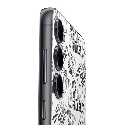 Looney Tunes Porky Pig Black and White Galaxy A16 5G Skin