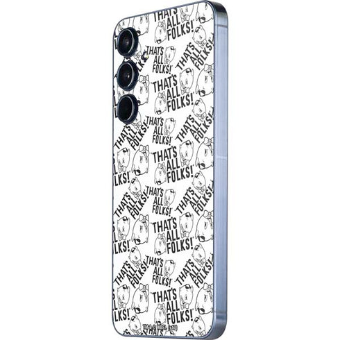 Looney Tunes Porky Pig Black and White Galaxy A36 5G Skin