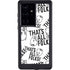 Looney Tunes Porky Pig Black and White Galaxy S24 Ultra Waterproof Case