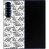 Looney Tunes Porky Pig Black and White Galaxy Z Fold6 Skin