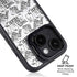 Looney Tunes Porky Pig Black and White iPhone 14 Plus Kickstand Case