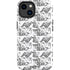 Looney Tunes Porky Pig Black and White iPhone 15 Impact Case